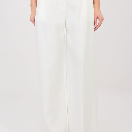 Rue Paris Women's Professional Trousers with Slim Fit and Stretch Fabr