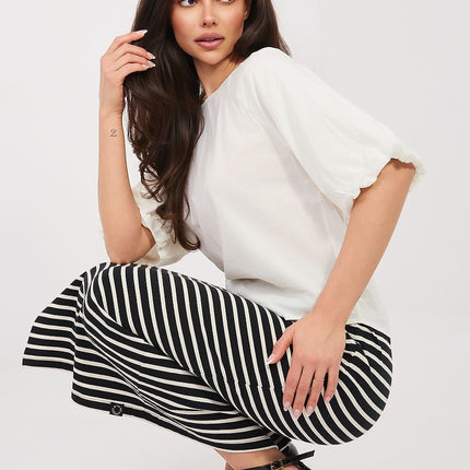 Sublevel Professional A-Line Skirt with Pockets and Stretch Fabric