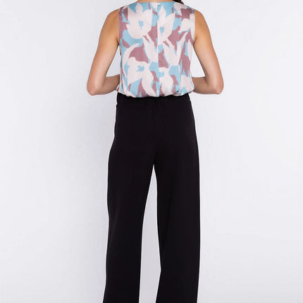 Nife Women's Professional Trousers with Tailored Fit and Stretch Fabri