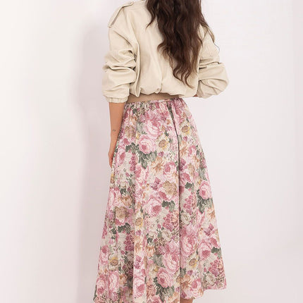 Rue Paris Professional A-Line Skirt with Pockets and Stretch Fabric
