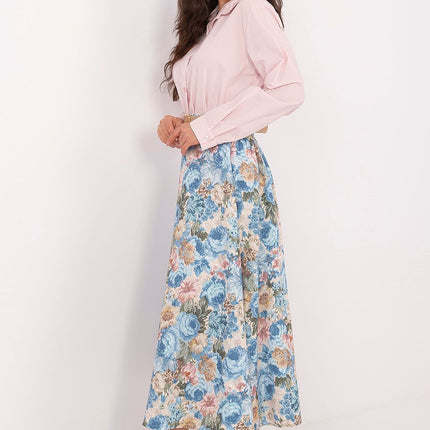 Rue Paris Professional A-Line Skirt with Pockets and Stretch Fabric