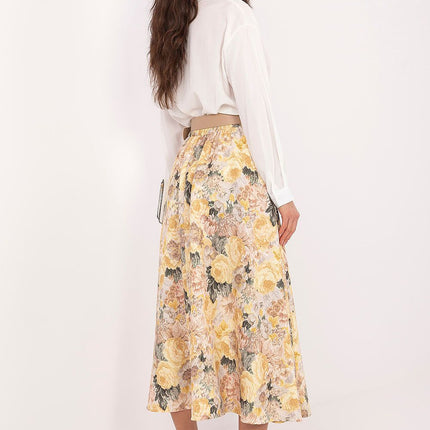 Rue Paris Professional A-Line Skirt with Pockets and Stretch Fabric