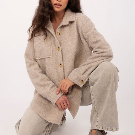 Rue Paris Women's Professional Lightweight Blazer with Pockets