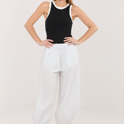 Rue Paris Women's Professional Trousers with Tailored Fit and Stretch