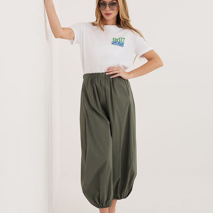 Rue Paris Women's Professional Trousers with Tailored Fit and Stretch