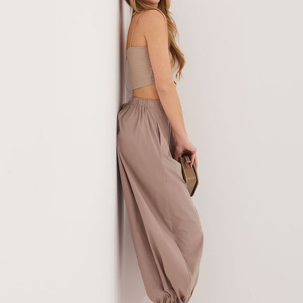 Rue Paris Women's Professional Trousers with Tailored Fit and Stretch