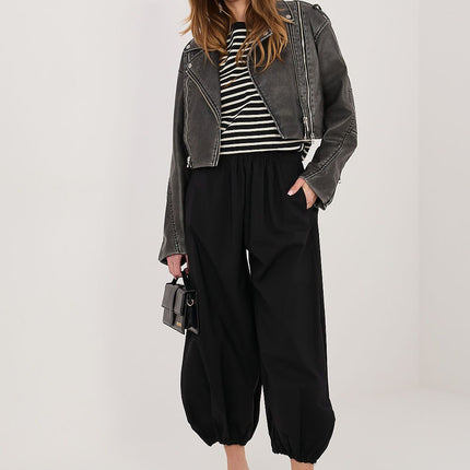 Rue Paris Women's Professional Trousers with Tailored Fit and Stretch