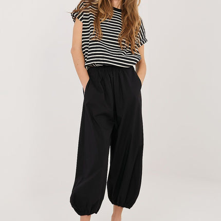 Rue Paris Women's Professional Trousers with Tailored Fit and Stretch