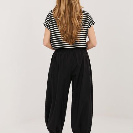 Rue Paris Women's Professional Trousers with Tailored Fit and Stretch