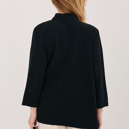 Rue Paris Professional Long Sleeve Shirt with Soft Fabric & Tailored F