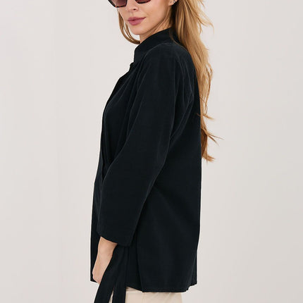 Rue Paris Professional Long Sleeve Shirt with Soft Fabric & Tailored F