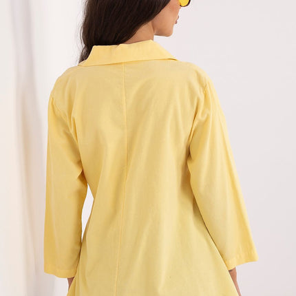 Rue Paris Professional Long Sleeve Shirt with Soft Fabric & Tailored F