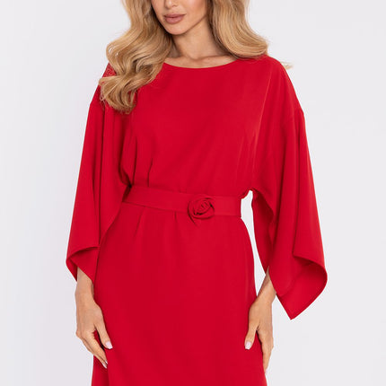 Moe Elegant Cocktail Dress with Flattering Fit & Sleeveless Design