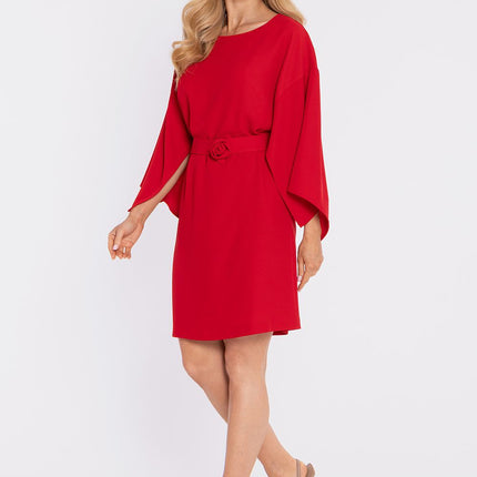 Moe Elegant Cocktail Dress with Flattering Fit & Sleeveless Design