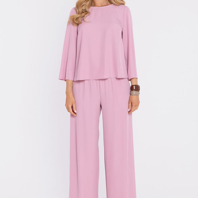 Moe Women's Professional Trousers with Stretch Fabric and Pockets