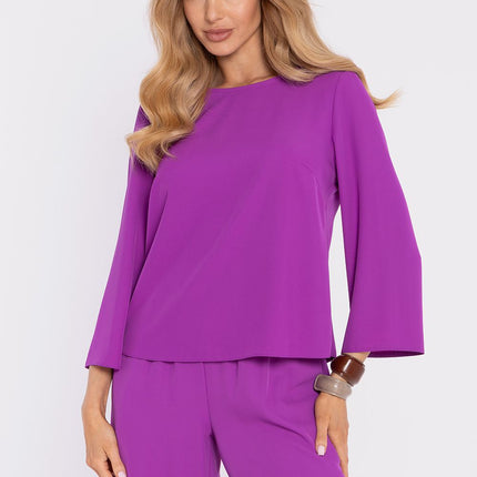Moe Professional Blouse - Elegant Design, Breathable Fabric