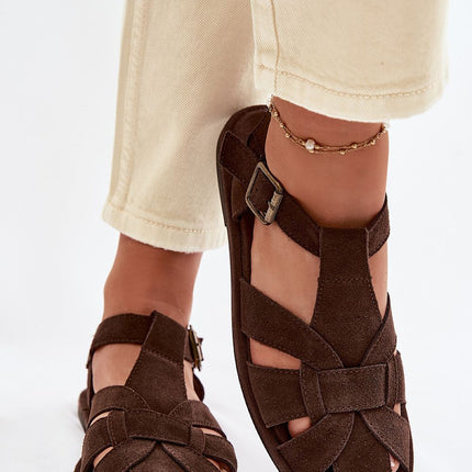Step in Style Comfortable Leather Sandals with Arch Support and Durabi