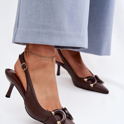 Step in Style Women's Heel Sandals - Comfortable, Elegant Design