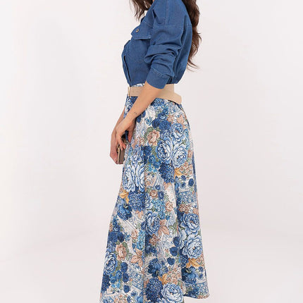 Italy Moda Women's Professional A-Line Skirt with Pockets and Stretch