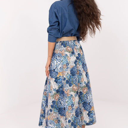 Italy Moda Women's Professional A-Line Skirt with Pockets and Stretch