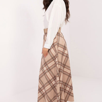 Italy Moda Elegant Long Skirt with Comfortable Stretch Fabric