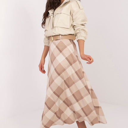 Italy Moda Elegant Long Skirt with Comfortable Stretch Fabric
