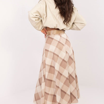 Italy Moda Elegant Long Skirt with Comfortable Stretch Fabric