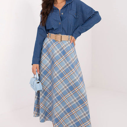 Italy Moda Elegant Long Skirt with Comfortable Stretch Fabric