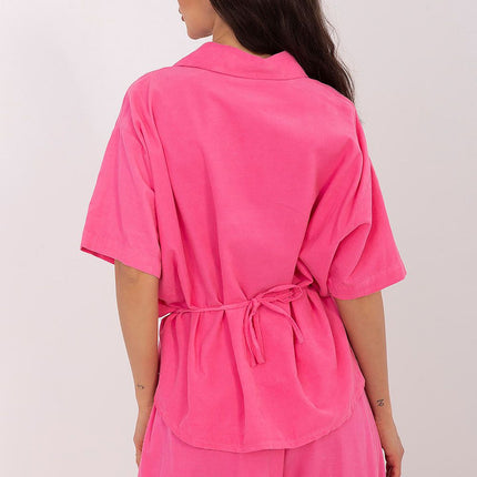 Italy Moda Professional Short Sleeve Shirt - Breathable Fabric, Classi