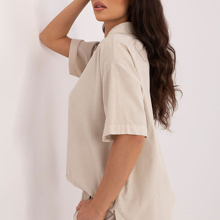 Italy Moda Professional Short Sleeve Shirt - Breathable Fabric, Classi