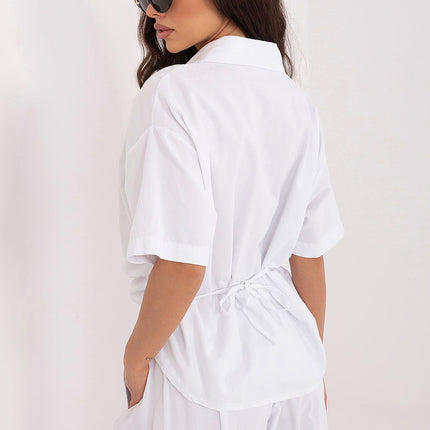 Italy Moda Professional Short Sleeve Shirt - Breathable Fabric, Classi