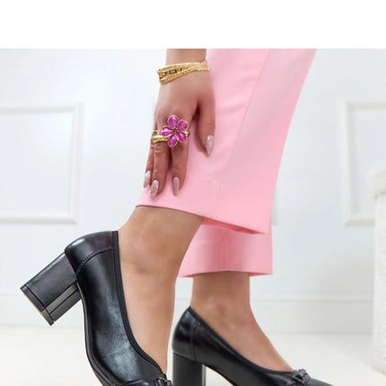 Solea Professional Block Heel Pumps with Comfort Insole and Durable De