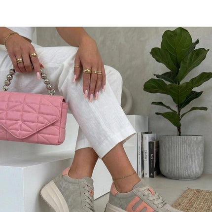 Solea Platform Sneakers - Stylish Comfort with Cushioned Insole