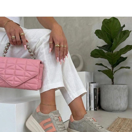 Solea Platform Sneakers - Stylish Comfort with Cushioned Insole