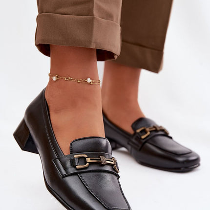 Step in Style Professional Heeled Low Shoes with Comfort Fit & Sleek D
