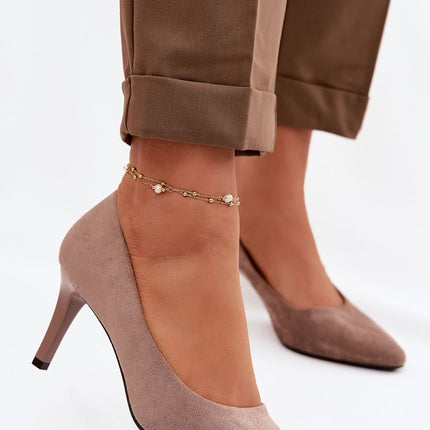 Step in Style Elegant High Heels with Cushioned Insole & Classic Desig