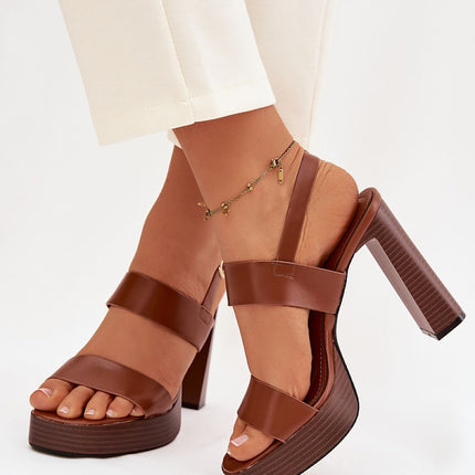 Step in Style Women's Heel Sandals - Comfortable, Stylish Design