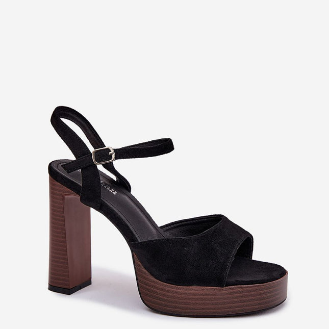 Step in Style Women's Heel Sandals - Comfortable, Elegant Design