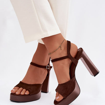 Step in Style Women's Heel Sandals - Comfortable, Elegant Design