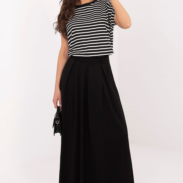 Relevance Women's Professional Long Skirt with Pockets and Stretch Fab