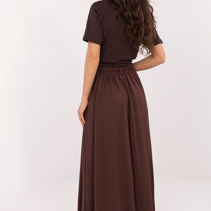 Relevance Women's Professional Long Skirt with Pockets and Stretch Fab