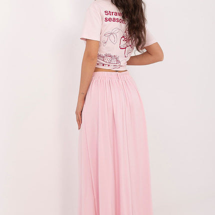 Relevance Women's Professional Long Skirt with Pockets and Stretch Fab