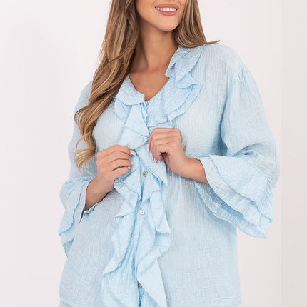 Italy Moda Professional Long Sleeve Shirt - Breathable Fabric, Classic