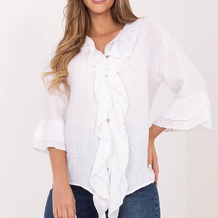 Italy Moda Professional Long Sleeve Shirt - Breathable Fabric, Classic