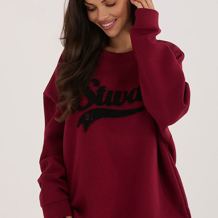 Rue Paris Classic Crewneck Sweatshirt with Soft Fabric & Relaxed Fit