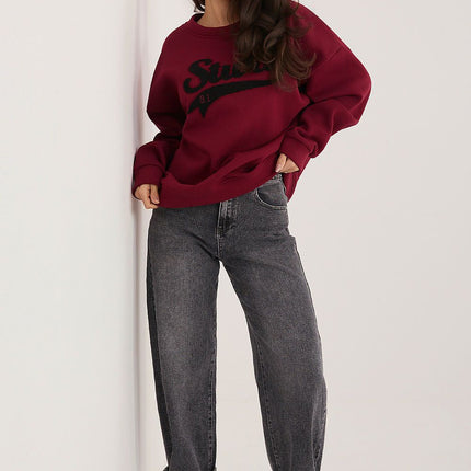 Rue Paris Classic Crewneck Sweatshirt with Soft Fabric & Relaxed Fit