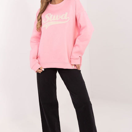 Rue Paris Classic Crewneck Sweatshirt with Soft Fabric & Relaxed Fit