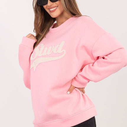 Rue Paris Classic Crewneck Sweatshirt with Soft Fabric & Relaxed Fit