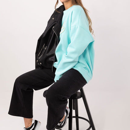 Rue Paris Classic Crewneck Sweatshirt with Soft Fabric & Relaxed Fit