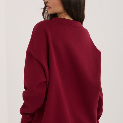 Rue Paris Classic Crewneck Sweatshirt with Soft Fabric & Relaxed Fit